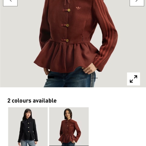 Adidas Asia exclusive New Year black Coat with Gold Buttons - Picture 7 of 9